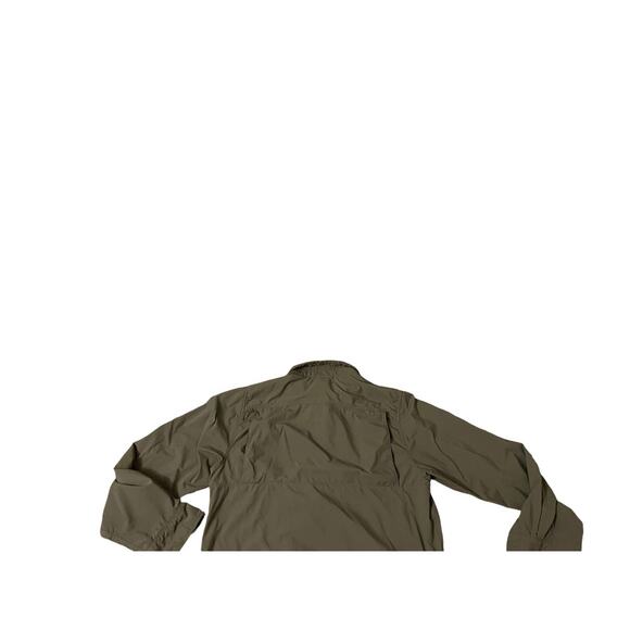 North Face Green Mens Large Button-Down Shirt in good condition. - Picture 5 of 6